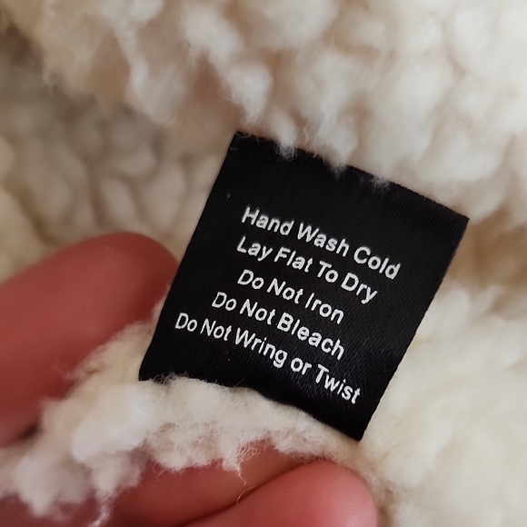 POL Pink and White Teddy Jacket with Sherpa Collar - Picture 4 of 15